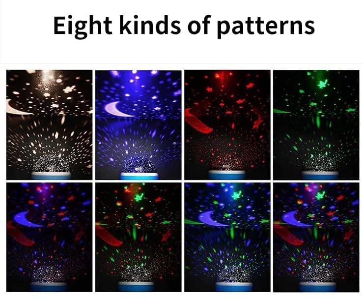 Star Master Rotating 360 Degree Moon Night Light Lamp