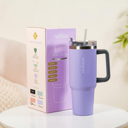 1.2L Tumbler with Lid & Straw