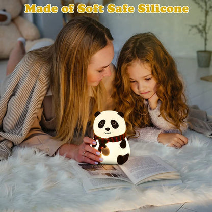 Silicone Touch Lamp Night LED Light Panda