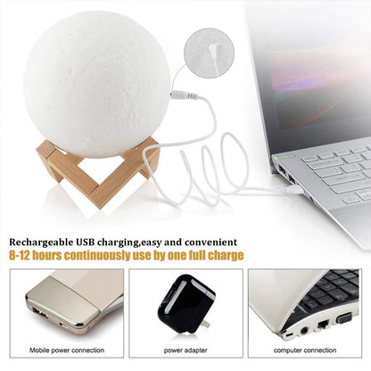 Desi Rang® Moon Light Lamp 3D 15cm