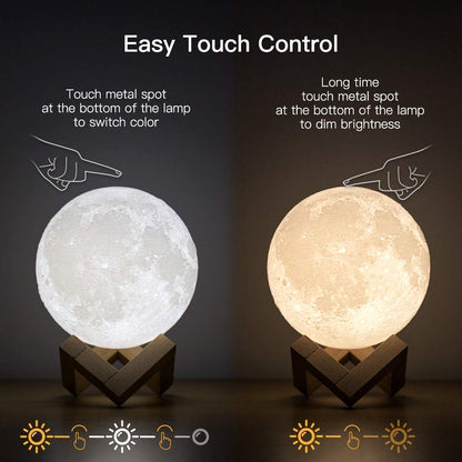Desi Rang® Moon Light Lamp 3D 15cm