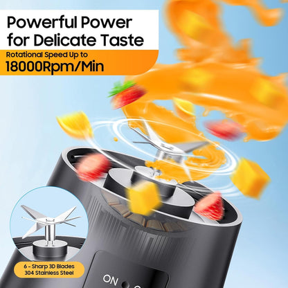 Portable Blender, USB Rechargeable Mini Juicer Blender