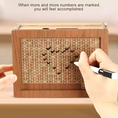 Money Saving Challenge Box - Piggy Bank